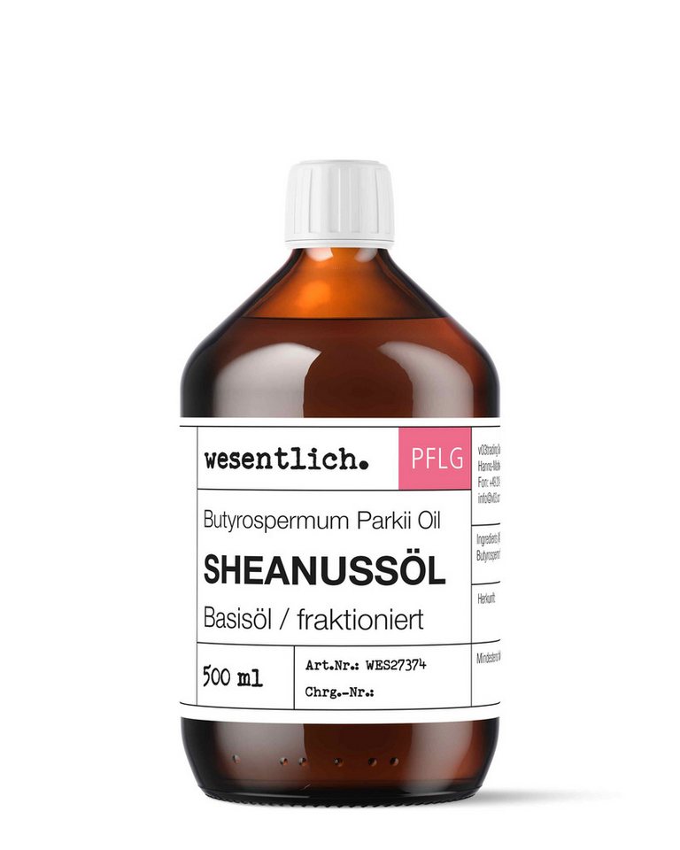 wesentlich. Körperöl Sheaöl 500ml von wesentlich.