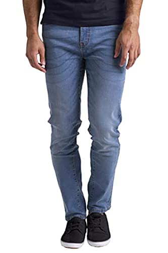 westAce Flex Jeans für Herren, Stretch, schmale Passform, leger, alle Taillen, denim-blau, 32 W/30 L von westAce