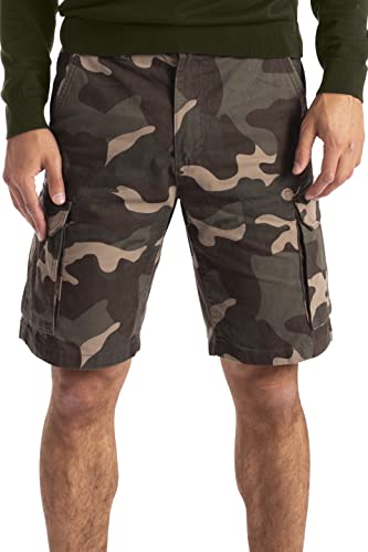 westAce Herren Armee Cargo Shorts 100% Baumwolle Camouflage Combat Bermuda Kurz Hose (36 (Taille 94-96 cm), Jungle Camouflage) von westAce