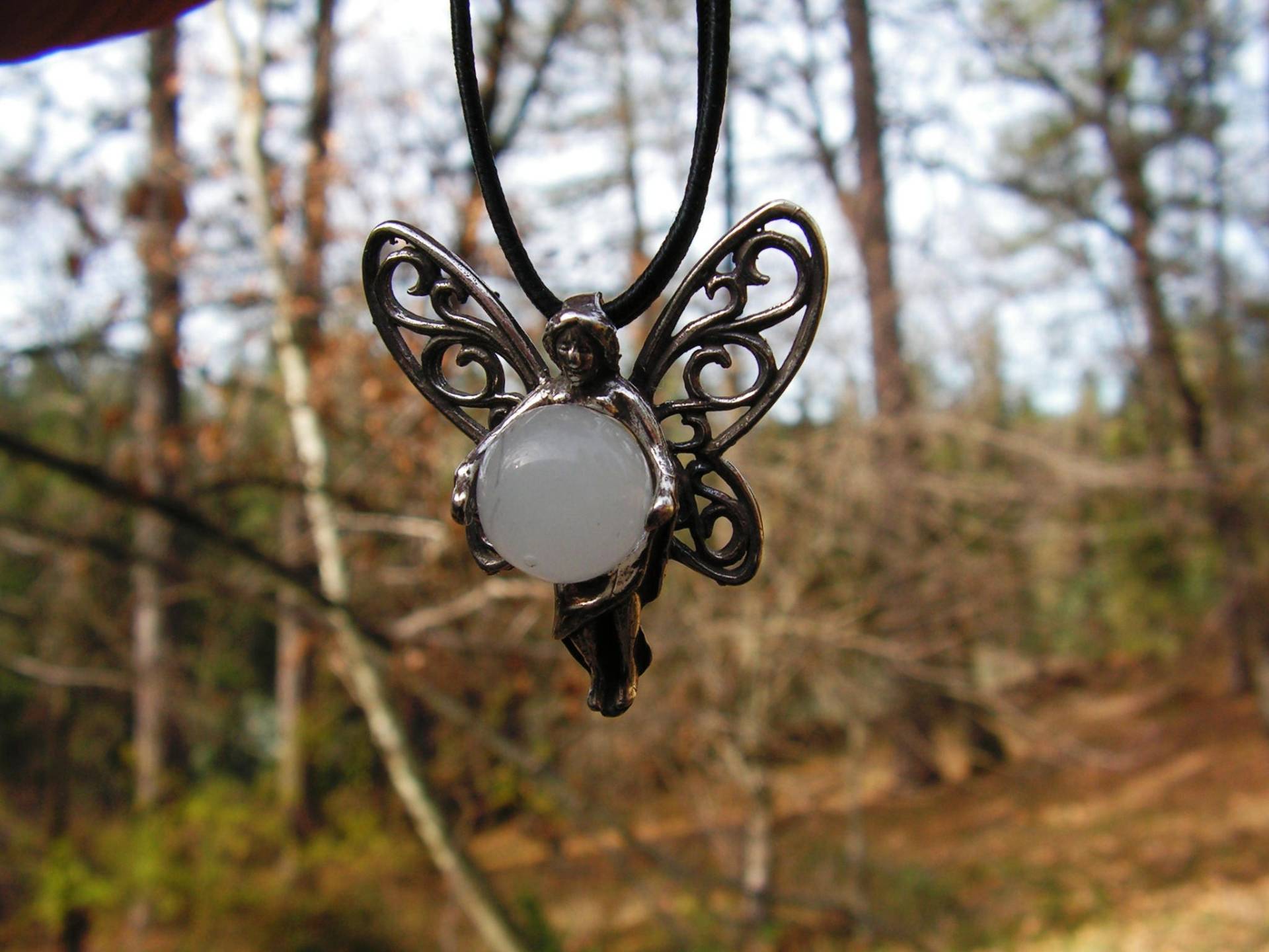 Fee Anhänger Aus 925Er Silber Mit Rosenquarz Fee Anhänger Aus 925Er Silber Mit Rosenquarz von westernmountain