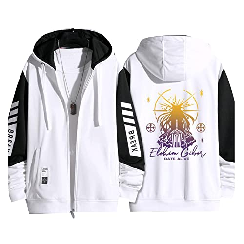 Anime Date A Live Zip Up Hoodies Takamiya Mio Langarm Unisex Sweatshirt Casual Hooded Jacken Top von westtrend