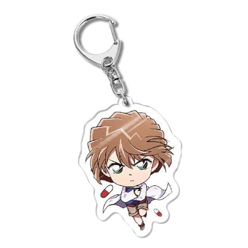 Detective Conan Schlüsselanhänger Conan Edogawa Acryl Anhänger Heiji Hattori Schlüsselanhänger Kaito Kuroba Ai Haibara Schlüsselanhänger Tooru Amuro Case Closed Ornament Neuheit Geschenk Zubehör von westtrend