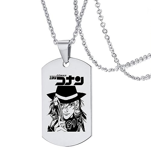 Detektiv Conan Halskette Conan Anhänger Ai Haibara Halskette Ran Mouri Kette Kleine Cartoon Figur Kudou Shinichi Kette Edogawa Conan Kreatives Geschenk von westtrend