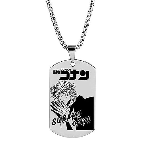 Detektiv Conan Halskette Conan Anhänger Ai Haibara Halskette Ran Mouri Kette Kleine Cartoon Figur Kudou Shinichi Kette Edogawa Conan Kreatives Geschenk von westtrend