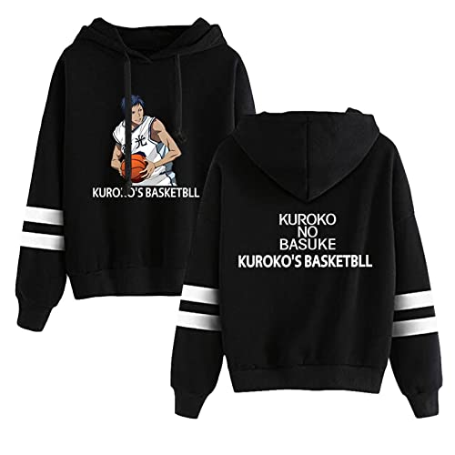 Unisex Kuroko's Basketball Kapuzenpullover Persönlichkeit Anime Harajuku Sweatshirt Kuroko no Basket Langarm Pullover Aomine Daiki Hoodie von westtrend