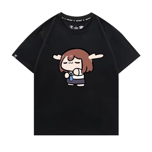 Witzige Anime My Deer Friend Nokotan T-Shirts Manga Charakter Noko Shikanoko Bedruckte Otaku Sommer Top Torako Koshi Kurze Ärmel T-Shirts von westtrend