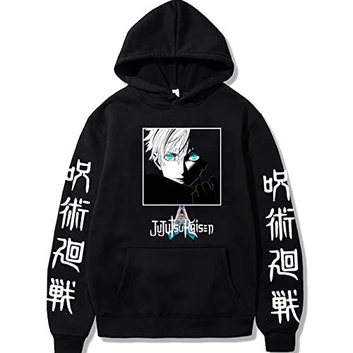 westtrend Anime Jujutsu Kaisen Hoodies Unisex Kawaii Cartoon Kleidung Jujutsu Kaisen Gojo Pullover Gojo Satoru Cosplay Sweatshirts von westtrend