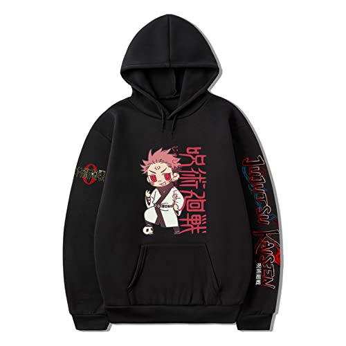 westtrend Anime Jujutsu Kaisen Kawaii Hoodie Ryomen Sukuna Cosplay Sweatshirt Yuji Itadori Hoodie Lose Sweatshirts Niedliche Pullover Für Männer Frauen von westtrend