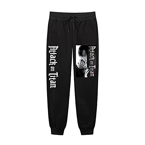 westtrend Attack on Titan Hose Lässige Bequeme Jogginghose Jogginghose Haremshose mit Kordelzug für Herren von westtrend