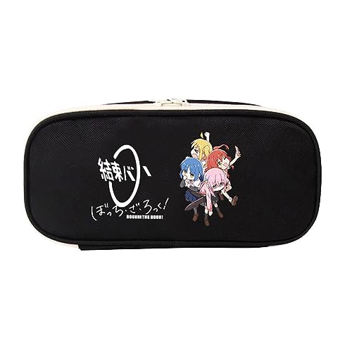 westtrend Bocchi The Rock Federmäppchen, Anime Bleistift Schreibwaren Organizer, Lernen Schreibwaren Box Make-up Tasche Schulbedarf von westtrend