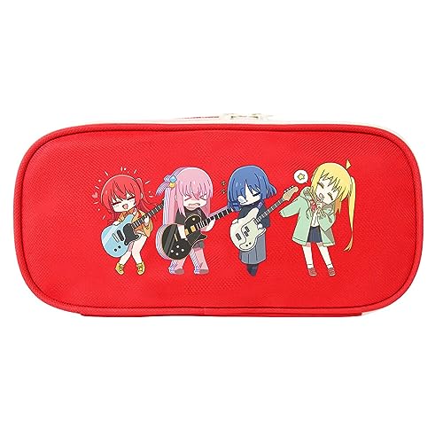 westtrend Bocchi The Rock Federmäppchen, Anime Bleistift Schreibwaren Organizer, Lernen Schreibwaren Box Make-up Tasche Schulbedarf von westtrend