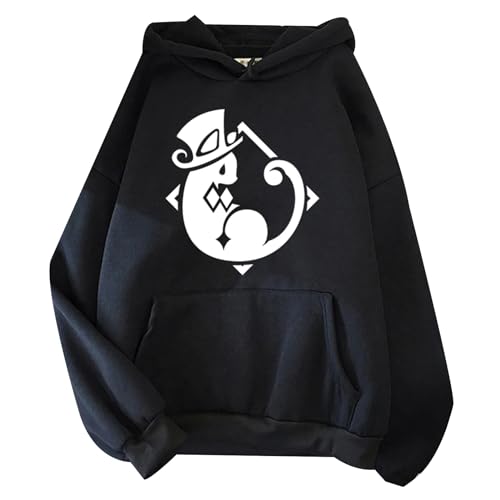 westtrend Genshin Impact Lyney Hoodie Unisex Erwachsene Beliebtes Spiel Langarm Hoodies Lyney Lyney Übergroße Tasche Pullover Streetwear Männlich von westtrend