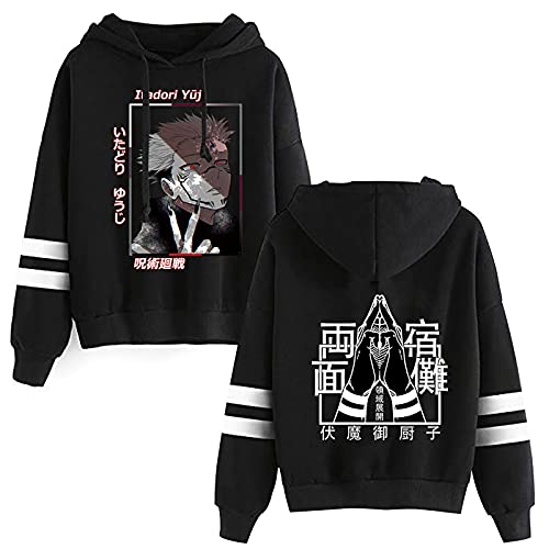 westtrend Jujutsu Kaisen Sukuna Hoodie Anime Jujutsu Kaisen Cosplay Sweatshirt Ryomen Sukuna T-Shirts T Sweatshirts Jujutsu Kaisen Pullover Für Männer Frauen von westtrend