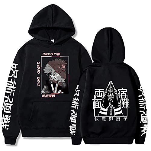 westtrend Jujutsu Kaisen Sukuna Hoodie Anime Jujutsu Kaisen Cosplay Sweatshirt Ryomen Sukuna T-Shirts T Sweatshirts Jujutsu Kaisen Pullover Für Männer Frauen von westtrend