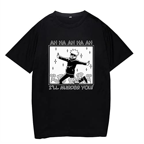 westtrend Jujutsu Kaisen T-Shirts Unisex Satoru Gojo Pullover Kawaii Gojo Sweatshirts Anime Gojo Satoru T-Shirts für Männer und Frauen von westtrend