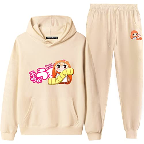 westtrend Männer Frauen Himouto! Umaru-chan Anime Sportanzüge Sets Jogger Hosen DOMA Umaru Casual Sweatshirt Hosen Taihei DOMA Cosplay Trainingsanzüge S-3XL von westtrend