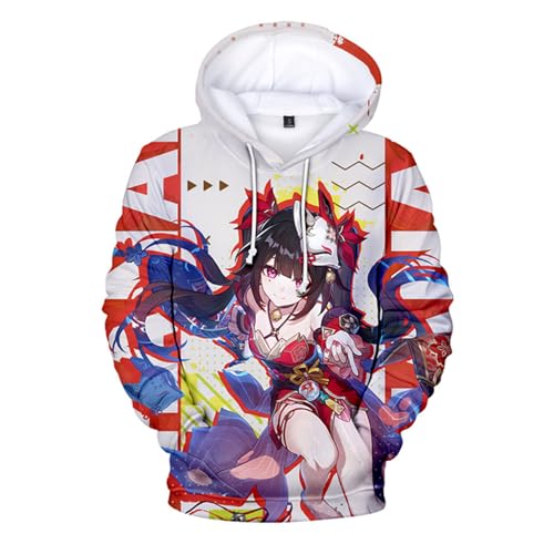 westtrend Neue Honkai: Star Rail 3D gedruckt Kapuzenpulli Männer und Frauen Pop Causal Lange Ärmel Sweatshirts Übergröße Tops von westtrend