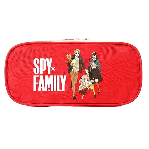 westtrend SPY×Family Stiftemäppchen,Anime Bleistift Schreibwaren Organizer, Lernen Schreibwaren Box Make-up Tasche Schulbedarf von westtrend