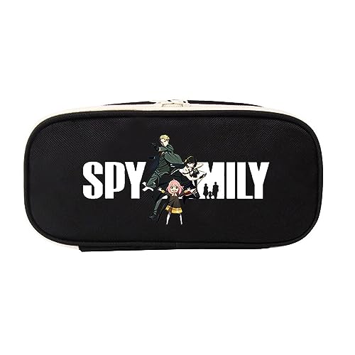 westtrend SPY×Family Stiftemäppchen,Anime Bleistift Schreibwaren Organizer, Lernen Schreibwaren Box Make-up Tasche Schulbedarf von westtrend