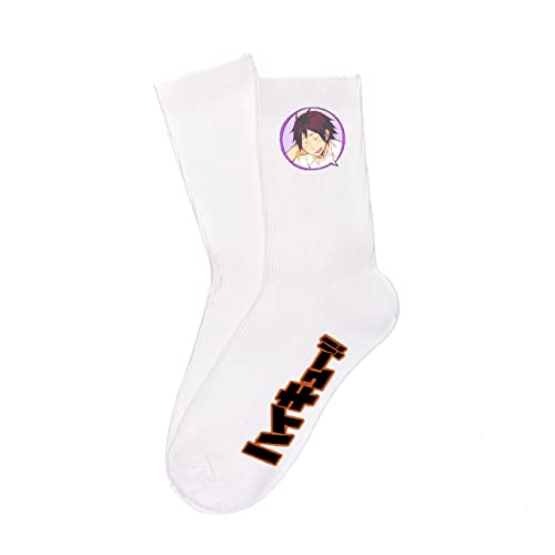 westtrend Shoyo Hinata Socken Wadensocken Unisex Socken Anime Cosplay Kostüm Socken Anime Fans Geschenke Herbst Winter Socken von westtrend