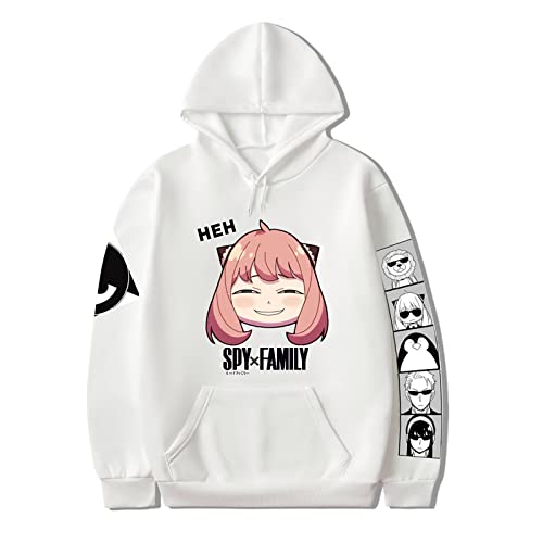 westtrend Spy x Family Hoodie Unisex Anya Forger Pullover Anya Forger Hoodies Anime Spy x Family Hoodie für Männer und Frauen von westtrend