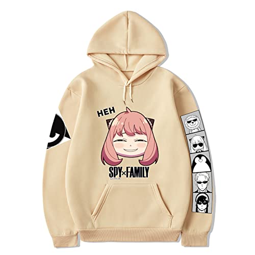 westtrend Spy x Family Hoodie Unisex Anya Forger Pullover Anya Forger Hoodies Anime Spy x Family Hoodie für Männer und Frauen von westtrend