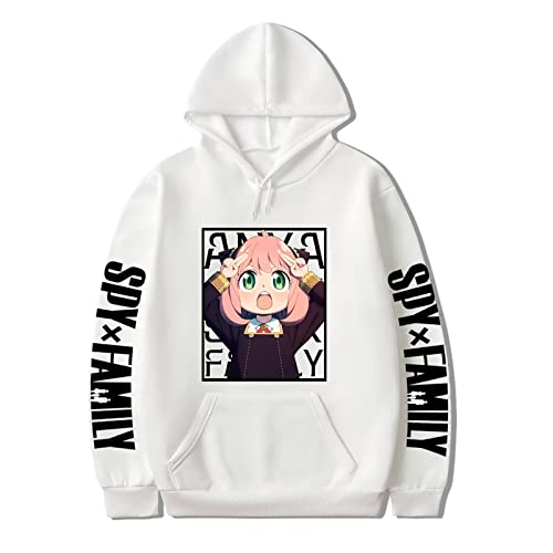 westtrend Spy x Family Hoodies Unisex Anya Pullover Forger Anya Sweatshirts Anime Forger Family Anya Bond Kawaii Hoodies für Männer und Frauen von westtrend