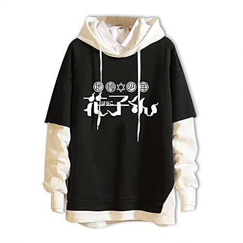 westtrend Unisex Toilet Bound Hanako Kun Hoodie Anime Trend Fake Zweiteilige Nähte Sweatshirts Yugi Amane Hoodie Yahiro Nene Pullover von westtrend