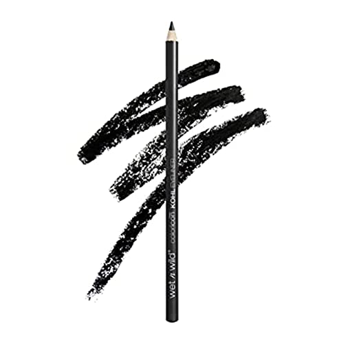 Wet 'n' Wild, Color Icon Kohl Eyeliner Pencil, Eyeliner und Stift für ein Augen-Make-up mit Intensiv pigmentierten Effekt, weiche, cremige Formel und leichte Handhabung, Baby's Got Black von Wet n Wild