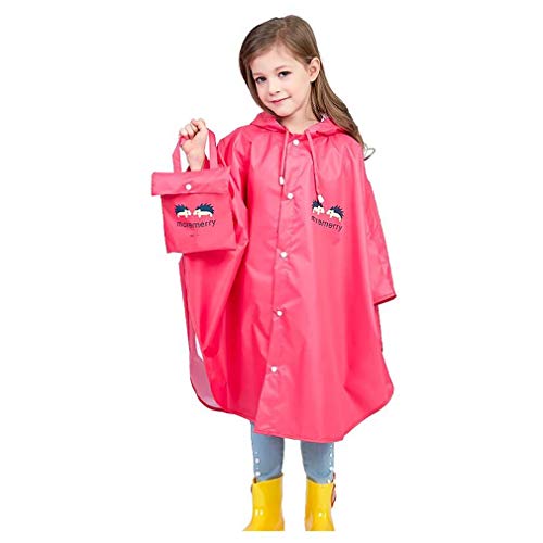 BFUSTYLE Kinder Regenponcho Mädchen Regencape Jungen Faltbar Regenschutz Regenmantel