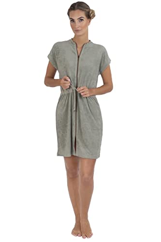 wewofashion by Otto Werner Damen Badekleid Hauskleid Frottee 047 Salbei Gr. M von wewofashion by Otto Werner