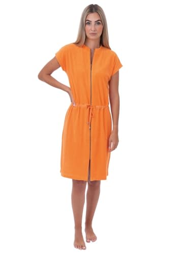 Damen Badekleid Hauskleid Strandkleid Frottee wewofashion by Otto Werner 049 Mandarin Gr. M von WEWO-Fashion