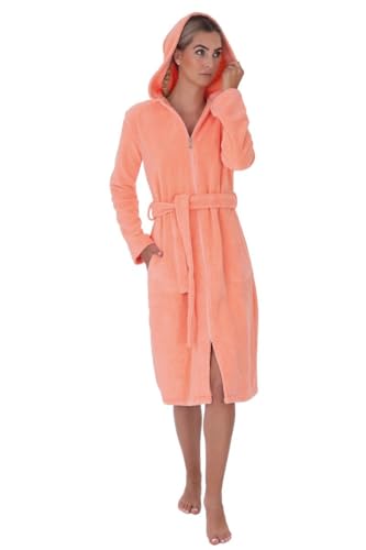 Damen Bademantel Morgenmantel wewofashion by Otto Werner 4023 Melone Gr. S von WEWO-Fashion