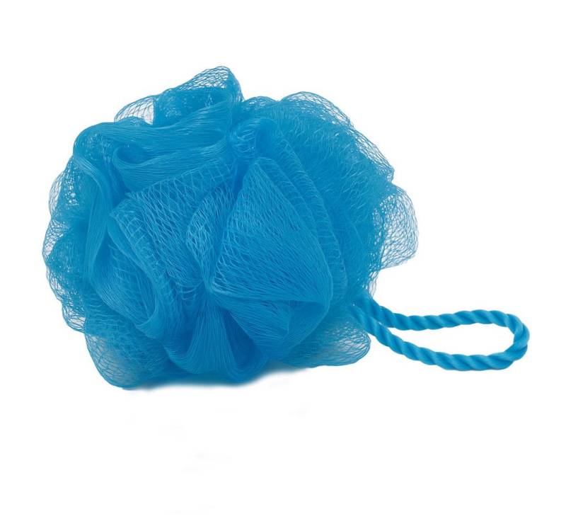 what the shop Duschschwamm Badeschwamm Nylon 12 cm einzeln oder 5er-Set Massage Peeling Dusche, Sanfte Reinigung & Pflege für jeden von what the shop