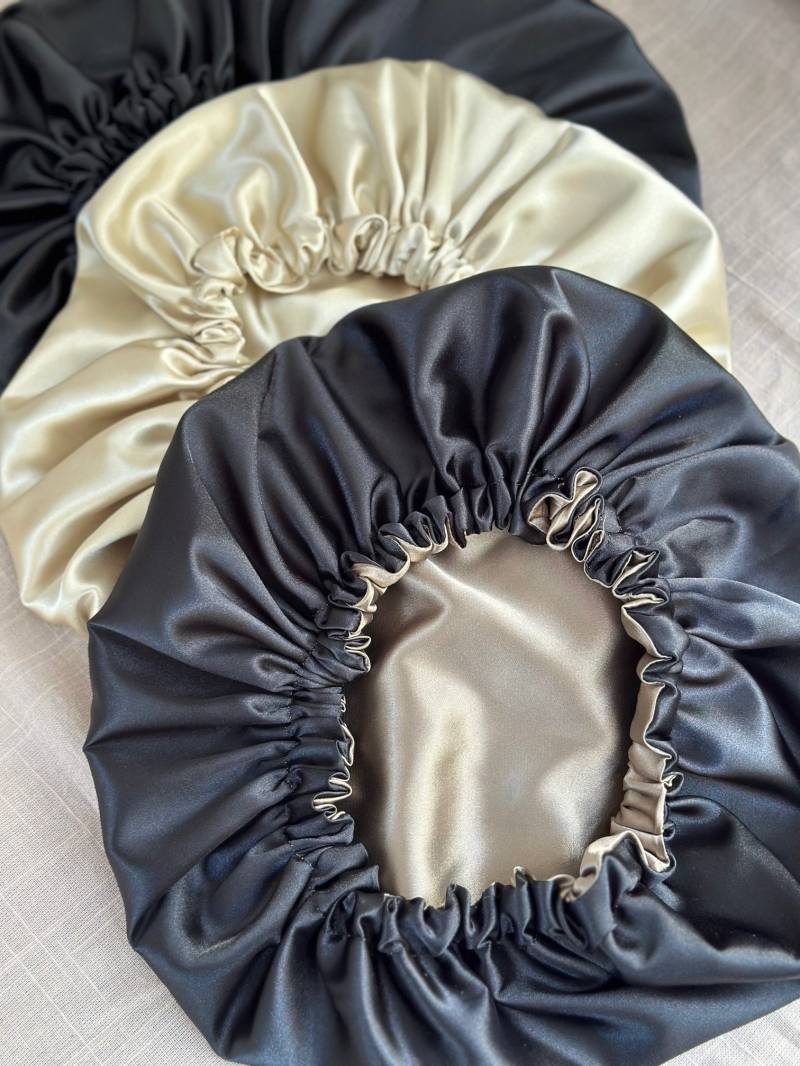 Satin Bonnet Schlafhaube von whatabunscrunchies