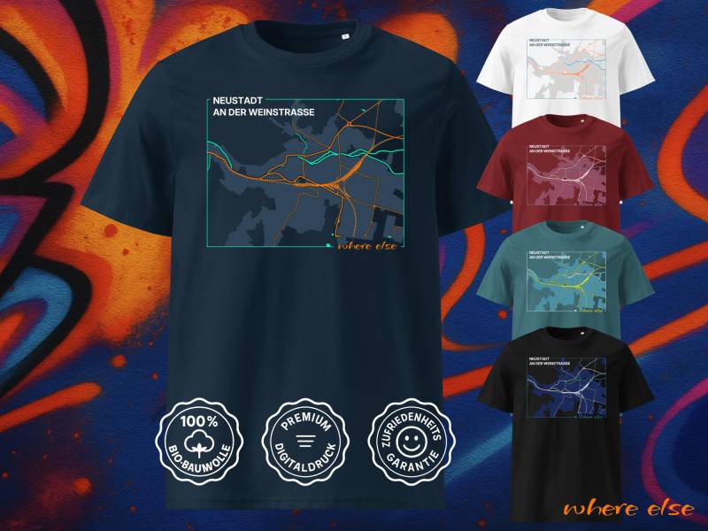 Neustadt An Der Weinstraße T-Shirt von whereelseofficial