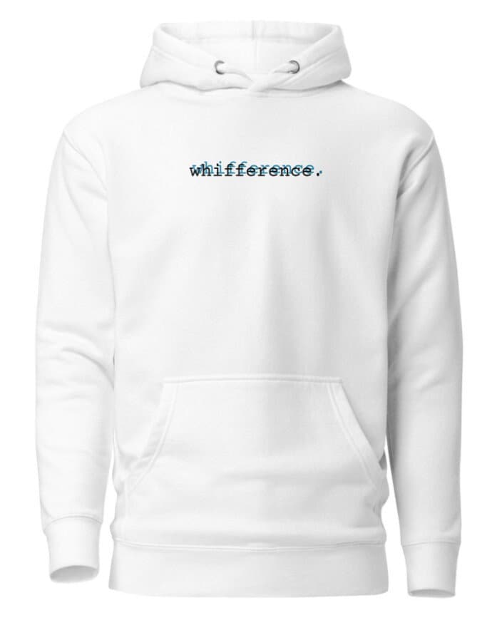 Unisex Weißer "Whiffer. " Hoodie" Unisex Weißer "Whiffer. " Hoodie" von whifference