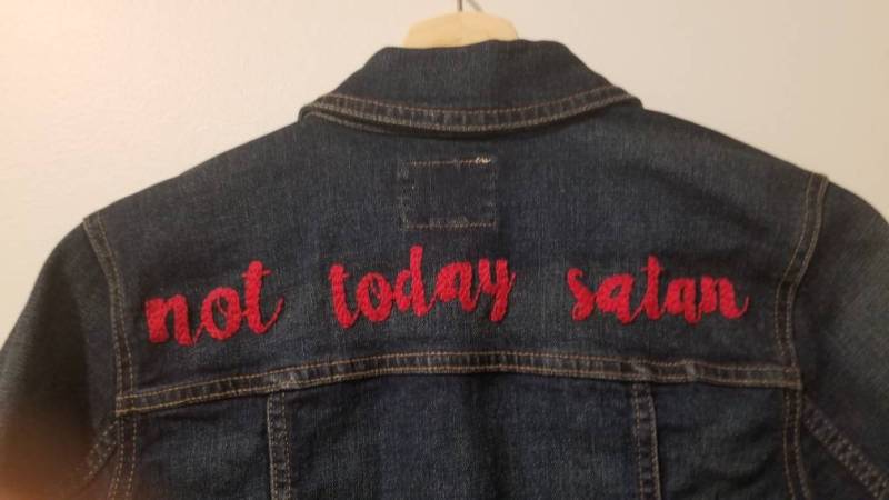 Hand Bestickt Jeansjacke Hand Bestickt Jeansjacke von whiskeyandwit
