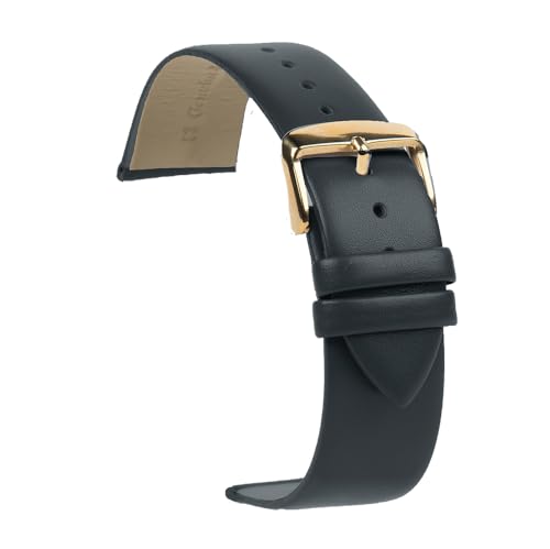 white deer Elegante Leder Uhrenarmbänder, Echter Quick Release Leder Ersatzband für Männer und Frauen von white deer