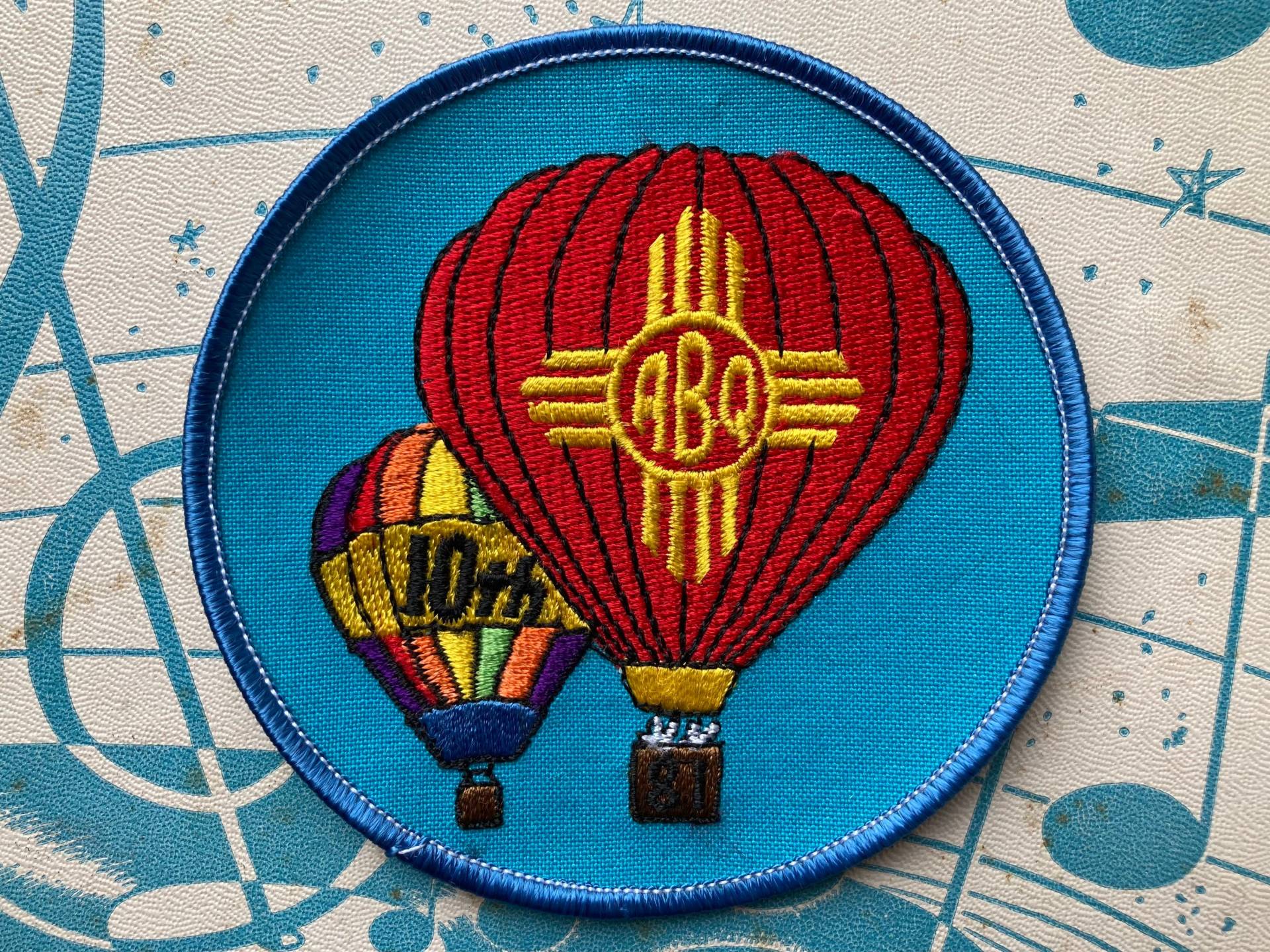 1981 Ballon Fiesta Albuquerque Aufnäher von whokeepsthisstuff