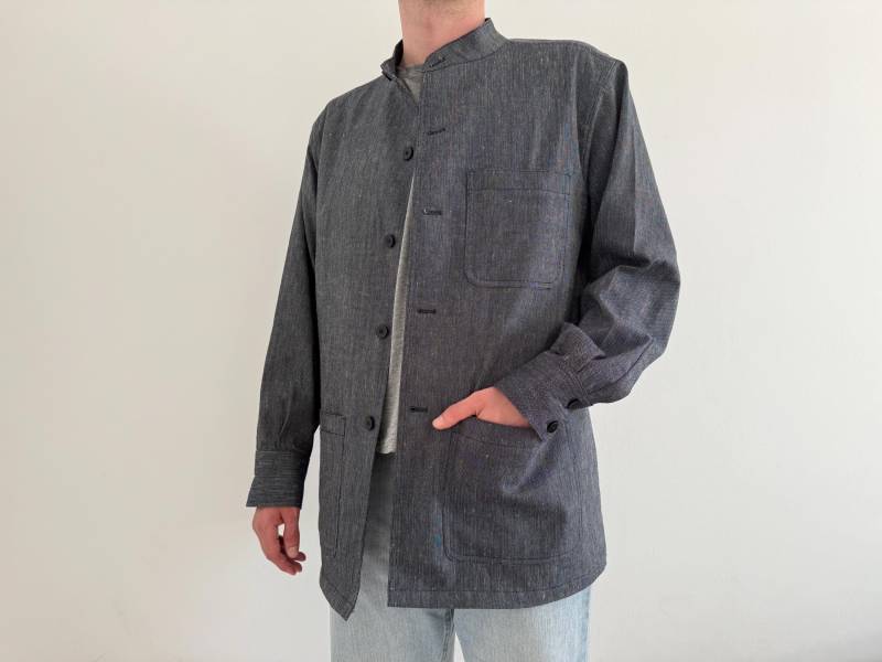 Hollington Jacket Tailored Workwear Denim Fitted Carpenter | Tyrol Sakko Jeans Size 50 French Design Over Shirt Trachten von wiepferdegaloppieren