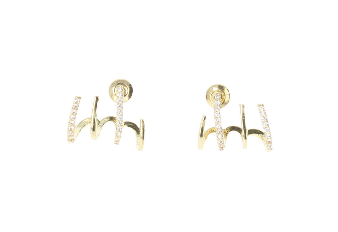 wildbloomdesign Ohrring-Set Ohrringe Ohrschmuck mit Glitzersteinchen Gold oder Silber wildbloomdesign Ohrring-Set Ohrringe Ohrschmuck mit Glitzersteinchen Gold oder Silber von wildbloomdesign