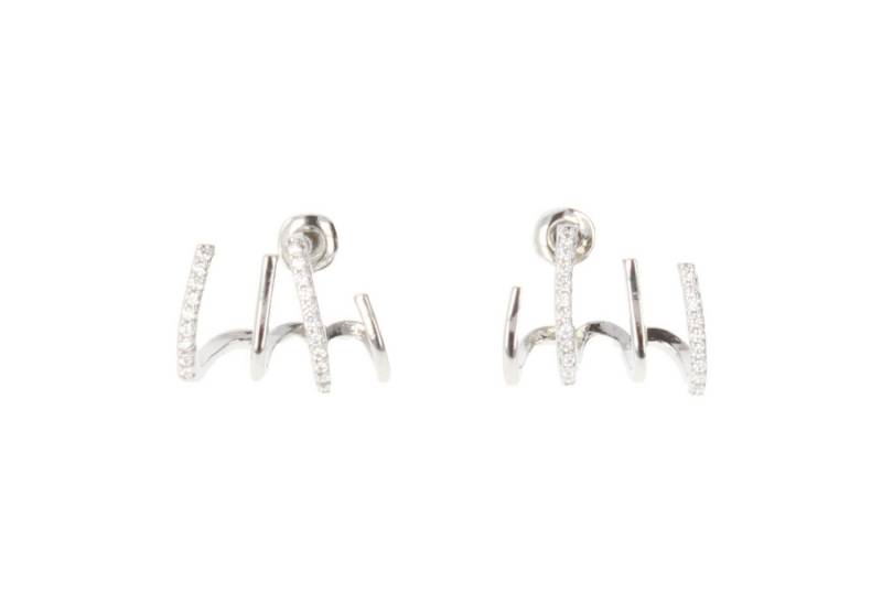 wildbloomdesign Ohrring-Set Ohrringe Ohrschmuck mit Glitzersteinchen Gold oder Silber von wildbloomdesign