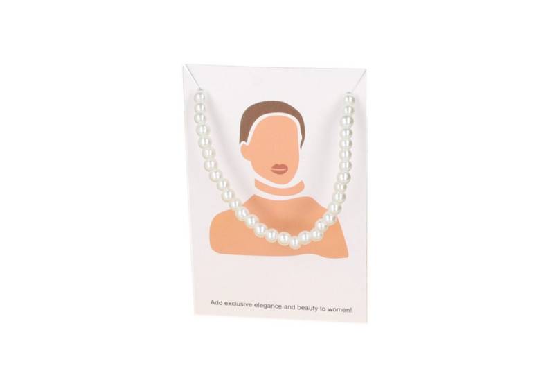 wildbloomdesign Perlenkette mit Verschluss, Perlweiß, Schmuckperlen von wildbloomdesign