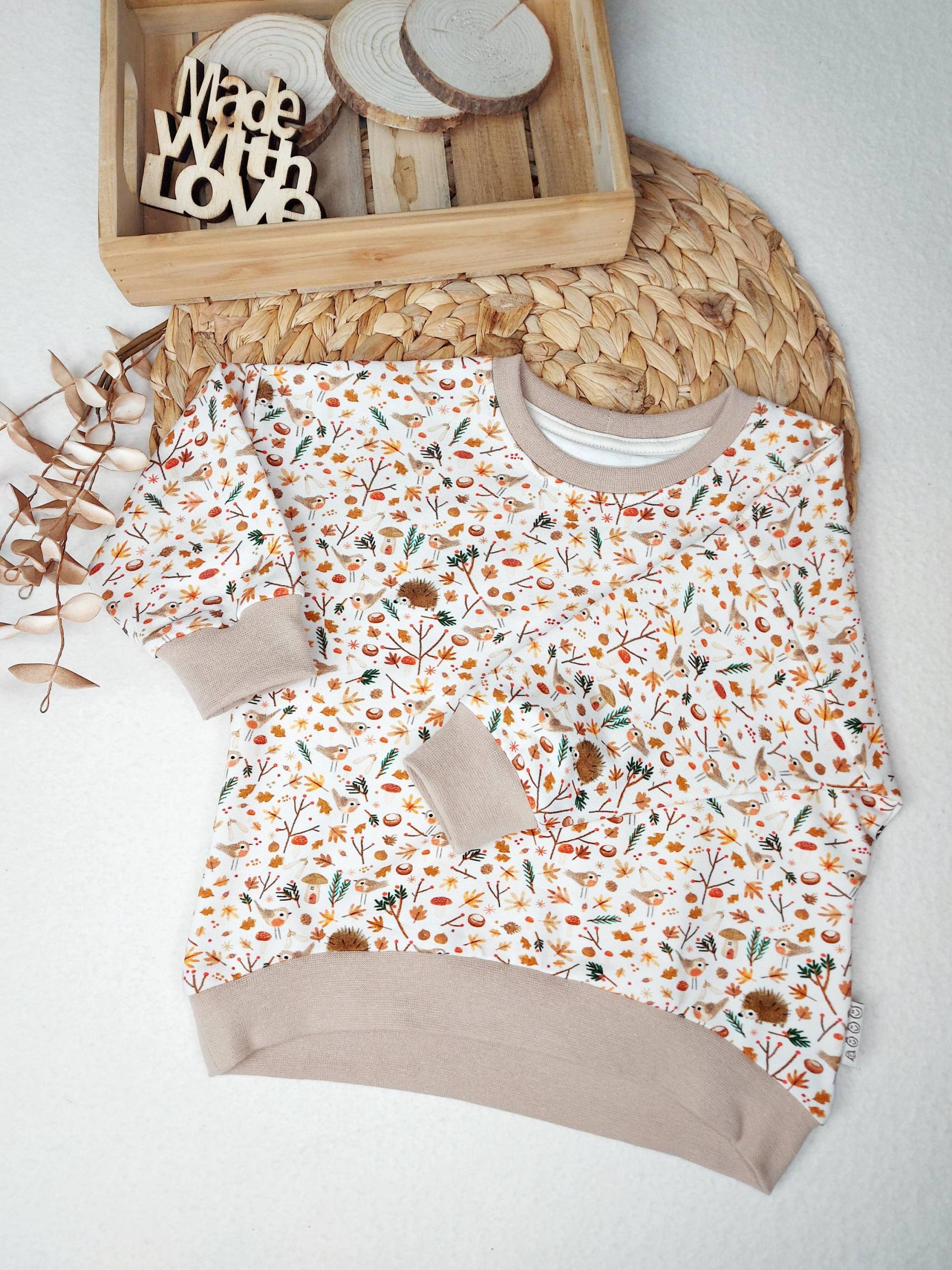Herbstlicher Oversize Sweater Kinder | Handmade Pullover Aus French Terry Herbstigel Größen 56-140 Wilde Bande Herbstlicher Oversize Sweater Kinder | Handmade Pullover Aus French Terry Herbstigel Größen 56-140 Wilde Bande von wildebande