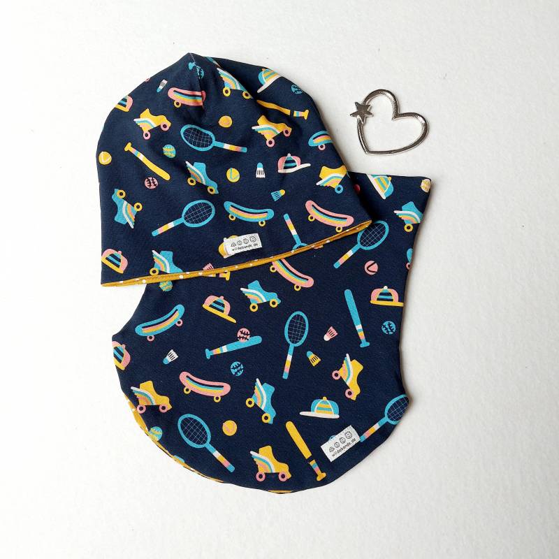 Mütze Und Schlupfschal Im Set - Sport von wildebande