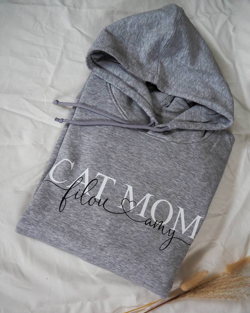 Cat Mom Hoodie Cat Mom Hoodie von wildheartsdesignDE