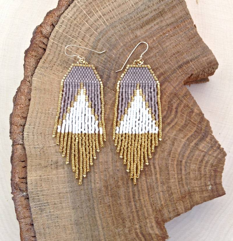 Lavendel Mokka Ohrringe Lavendel Mokka Ohrringe von wildmintjewelry