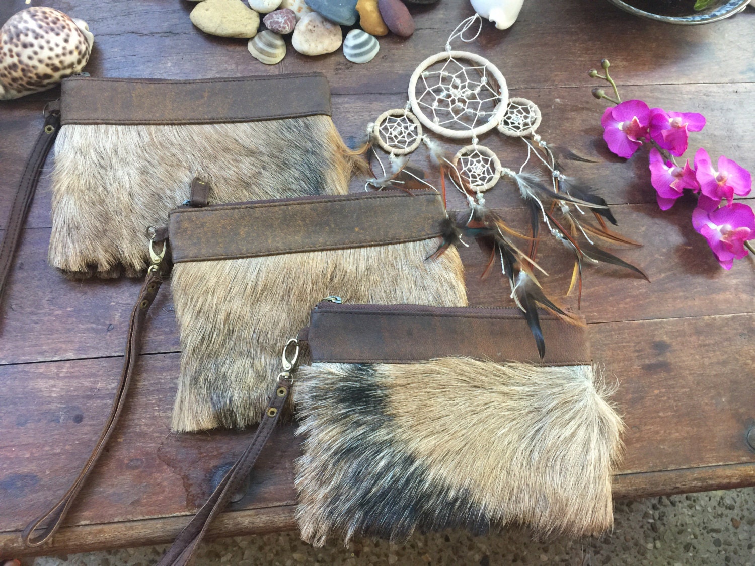 Ziegenfell-Clutch X 3 Im Großhandel Ziegenfell-Clutch X 3 Im Großhandel von wildorchidaustralia