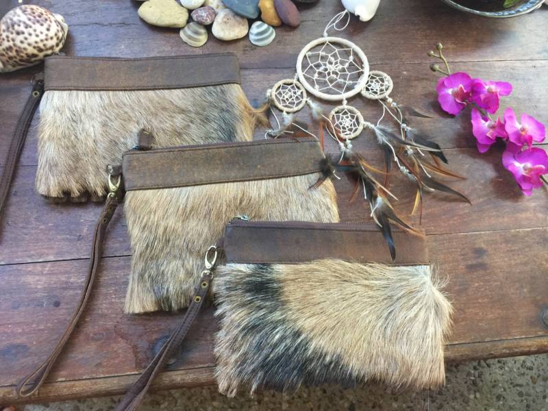 Ziegenfell-Clutch X 3 Im Großhandel von wildorchidaustralia